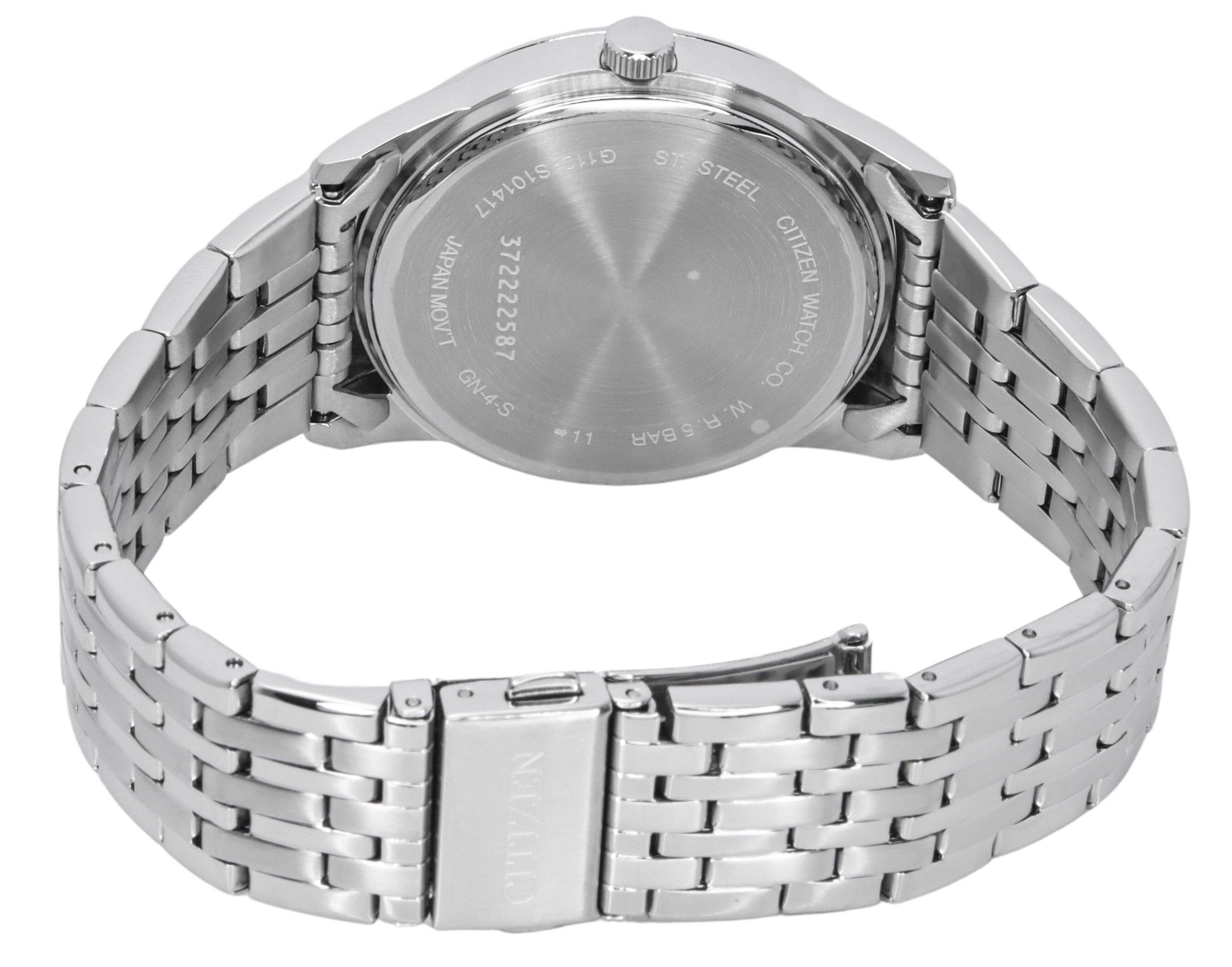 G11 ST G11275101417 STEEL CITIZEN JAPAN MOVT 372222587 WATCH GN-4-S CO. W. 11 1 BAR R.5 9 CITIZEN