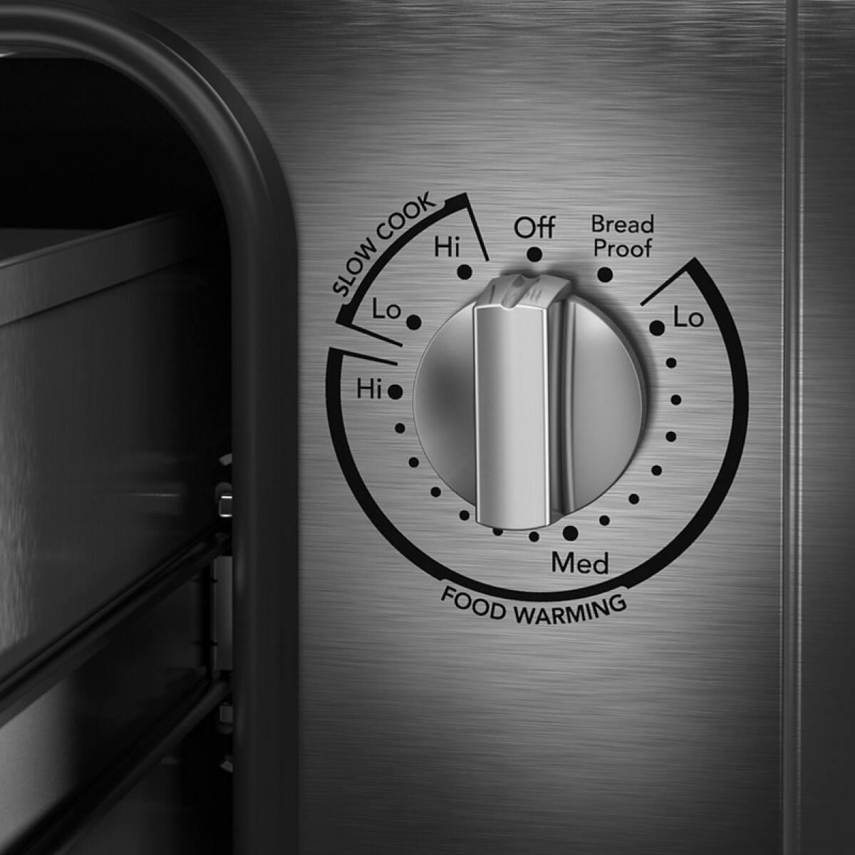 COOK  
Hi  
SLOW  
Lo  
Off  
Bread Proof  
Lo  
Hi  
Med  
FOOD WARMING