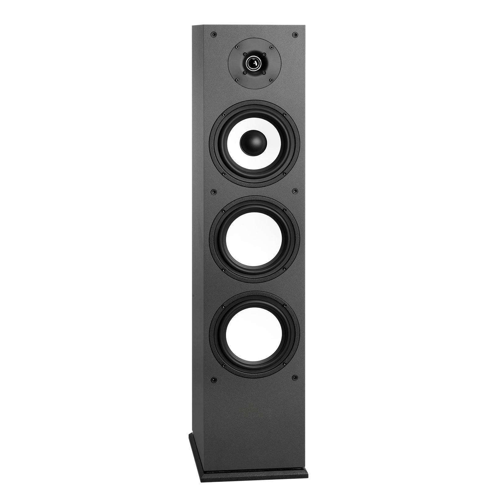 Alt View 10. Glintex - Floorstanding Speaker 2 Way Tower Speaker 6.5 Inch Woofer 1 Inch Tweeter 200W Peak Power for Home Audio Theater.