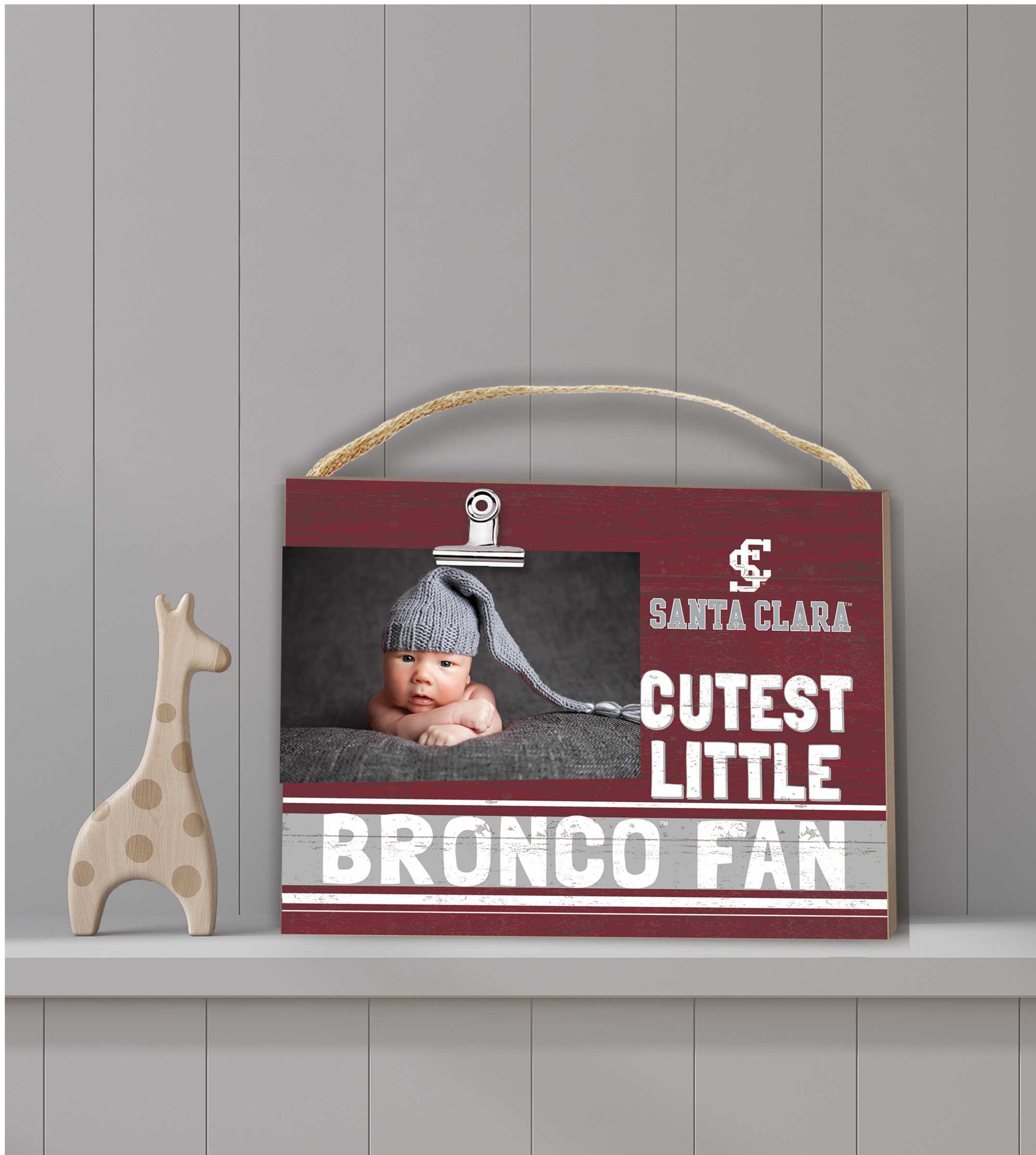 SANTA CLARA  
CUTEST LITTLE  
BRONCO FAN