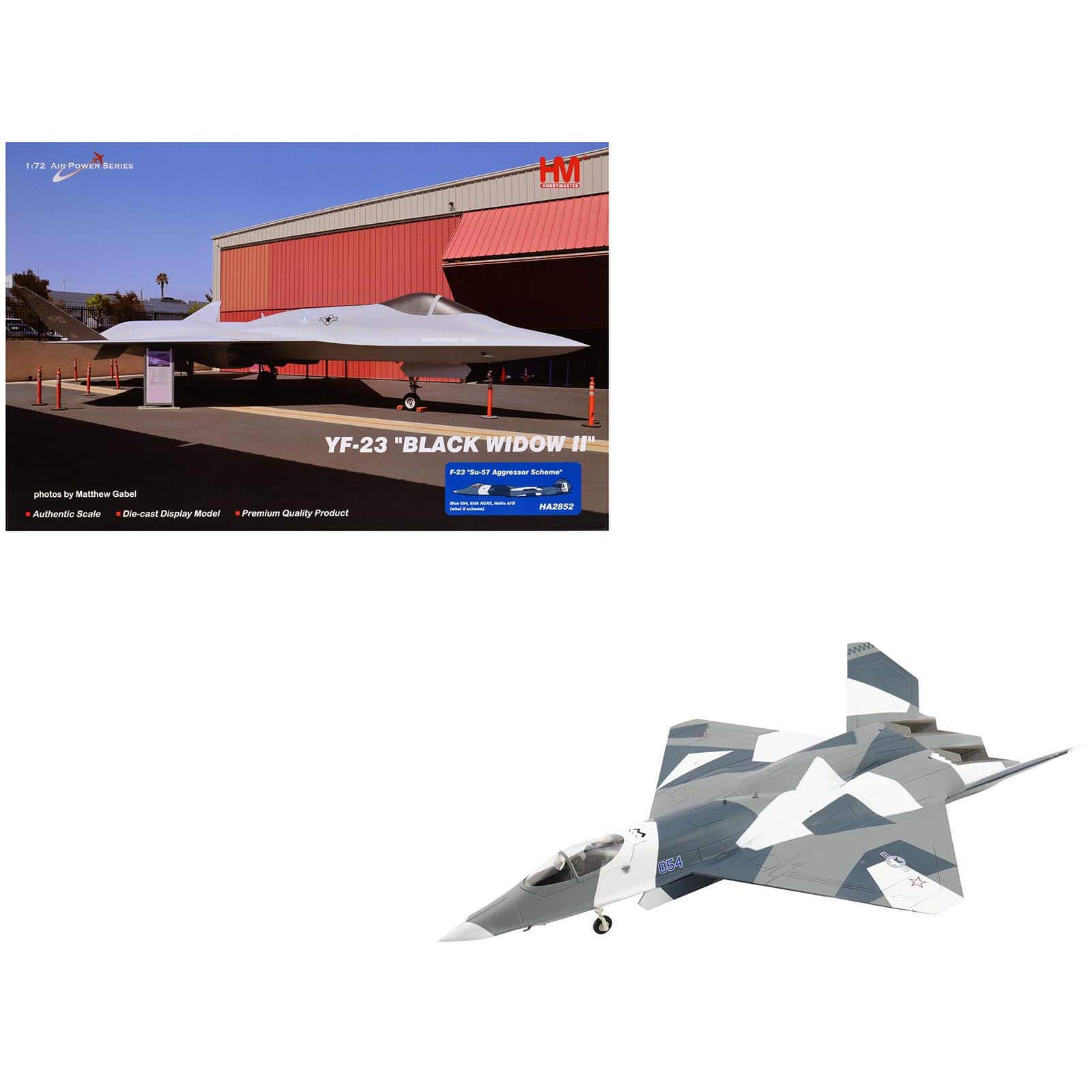 "Northrop F-23 Black Widow II Stealth Fighter Aircraft ""Nellis AFB"" United States Air Force 1/72 Model by Hobby Master" price history on PriceWatchPro
