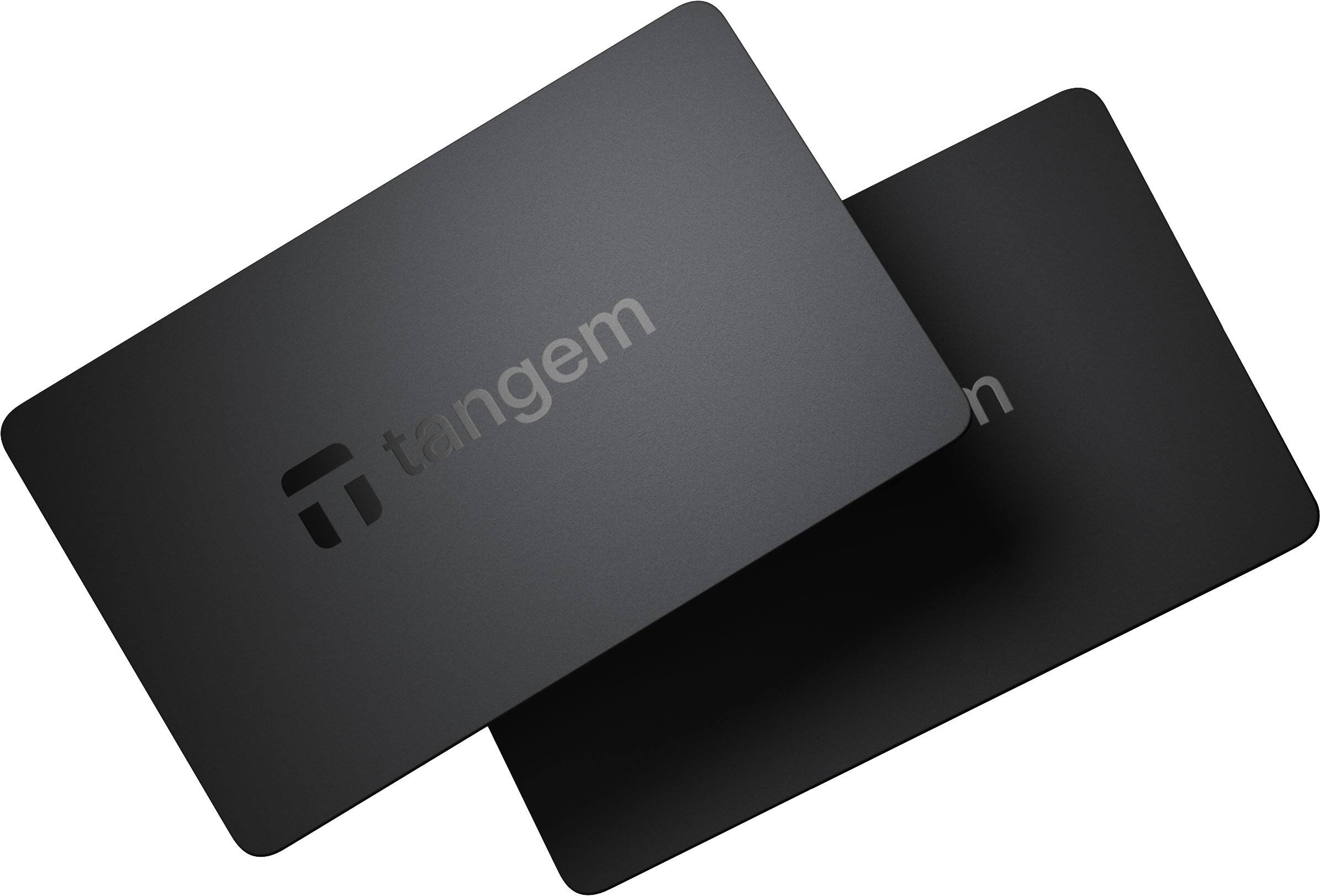 Angle. Tangem - Tangem Wallet Classic - 2 pack - Black.