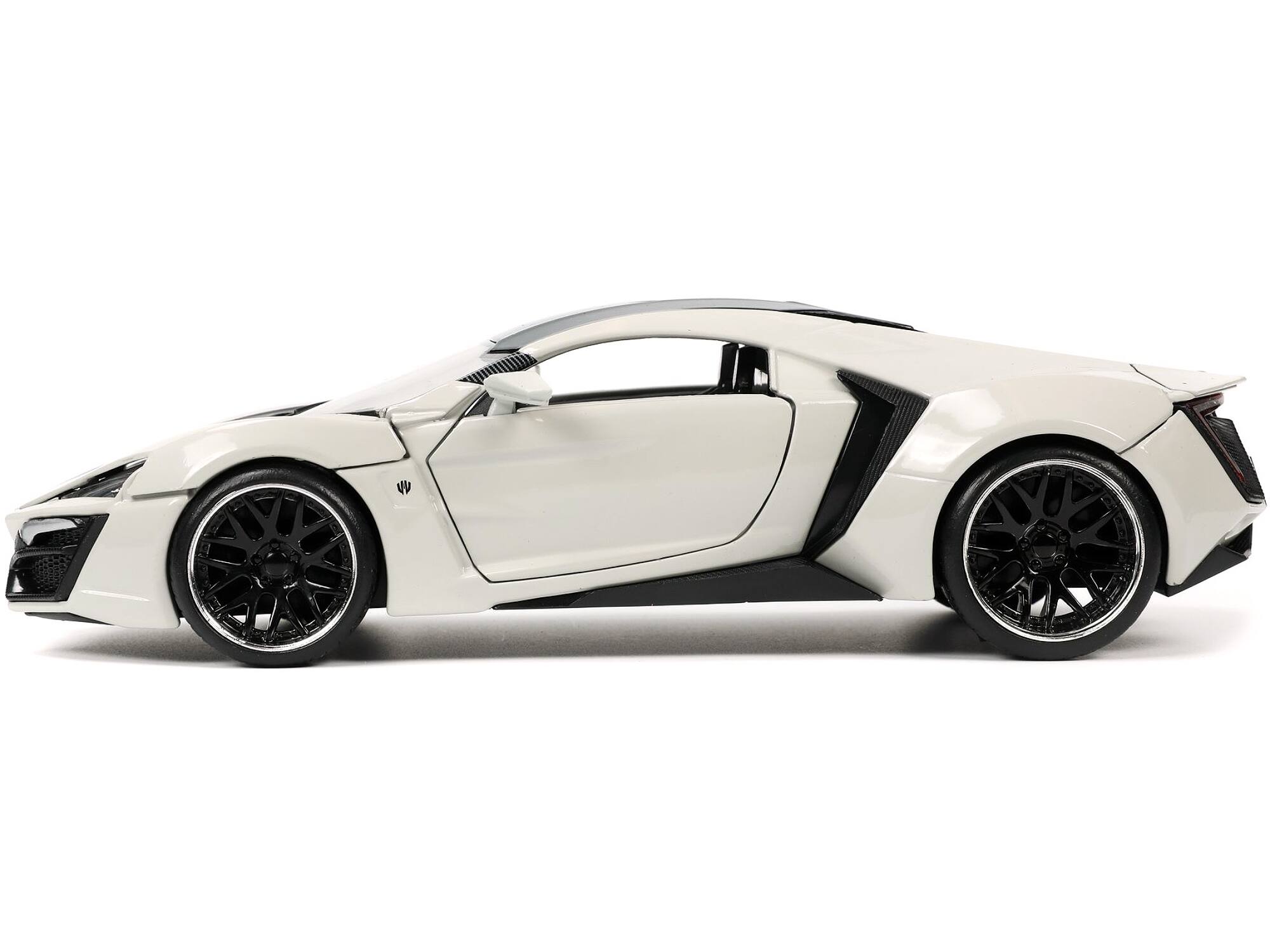 Alt View 1. Jada - Lykan Hypersport Gray and Black "Hyper-Spec" Series 1/24 Diecast Model Car by Jada.