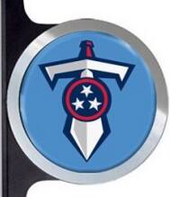 Alt View 2. PRORUN - Tennessee Titans Automotive License Plate Frame with Team Badges - Multi.