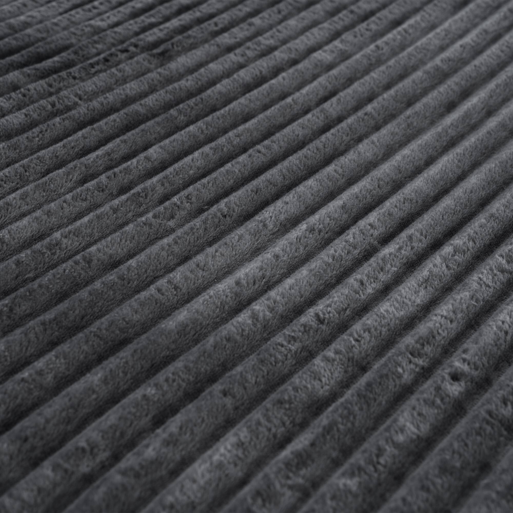 Alt View 7. FUFU&GAGA - Deep Gray Corduroy Modular Sofa, Sectional Couch with Firm 60D Foam, Comfy, Washable & Flexible Layout for Living Room - Gray.