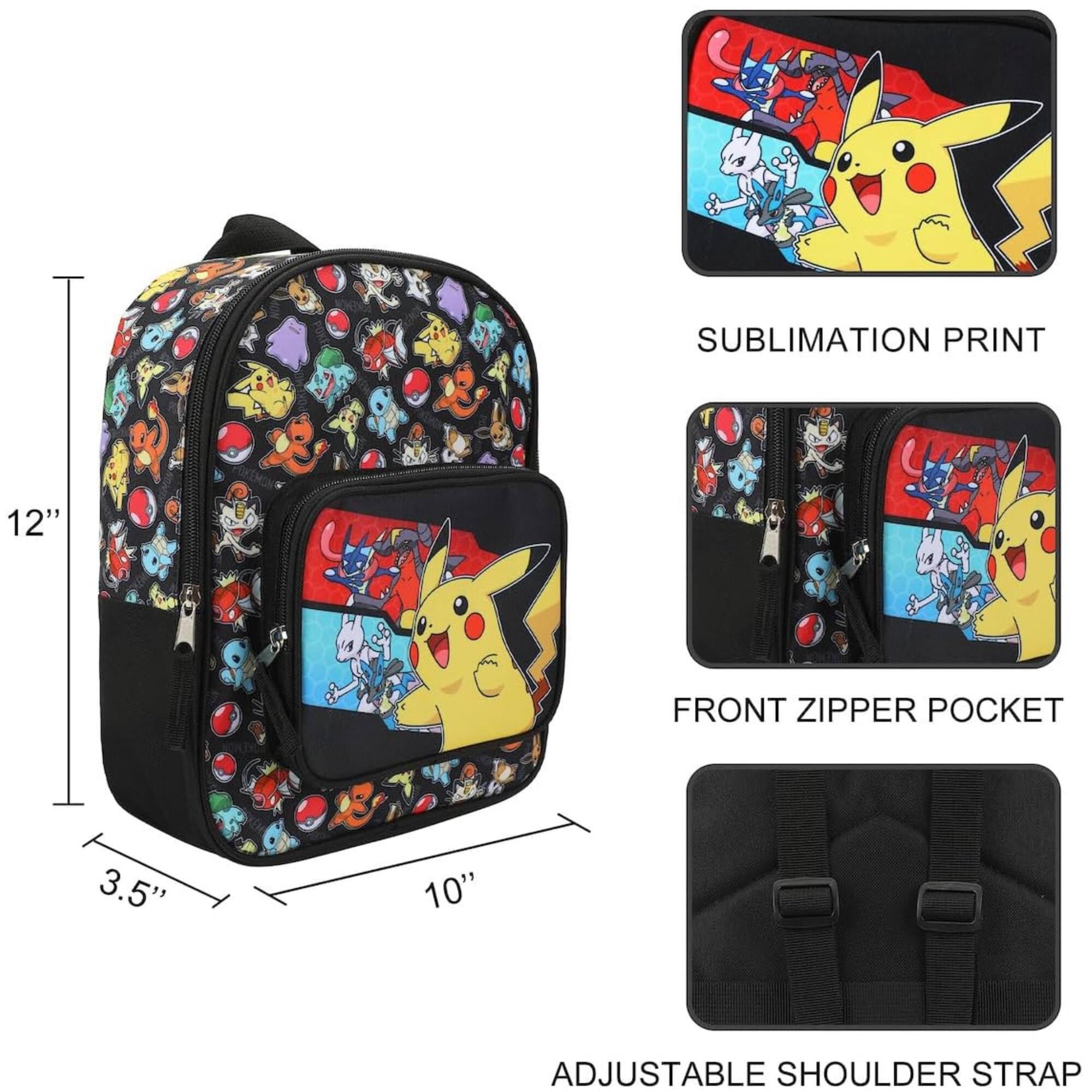 SUBLIMATION PRINT  
12" FRONT ZIPPER POCKET  
3.5" 10" ADJUSTABLE SHOULDER STRAP