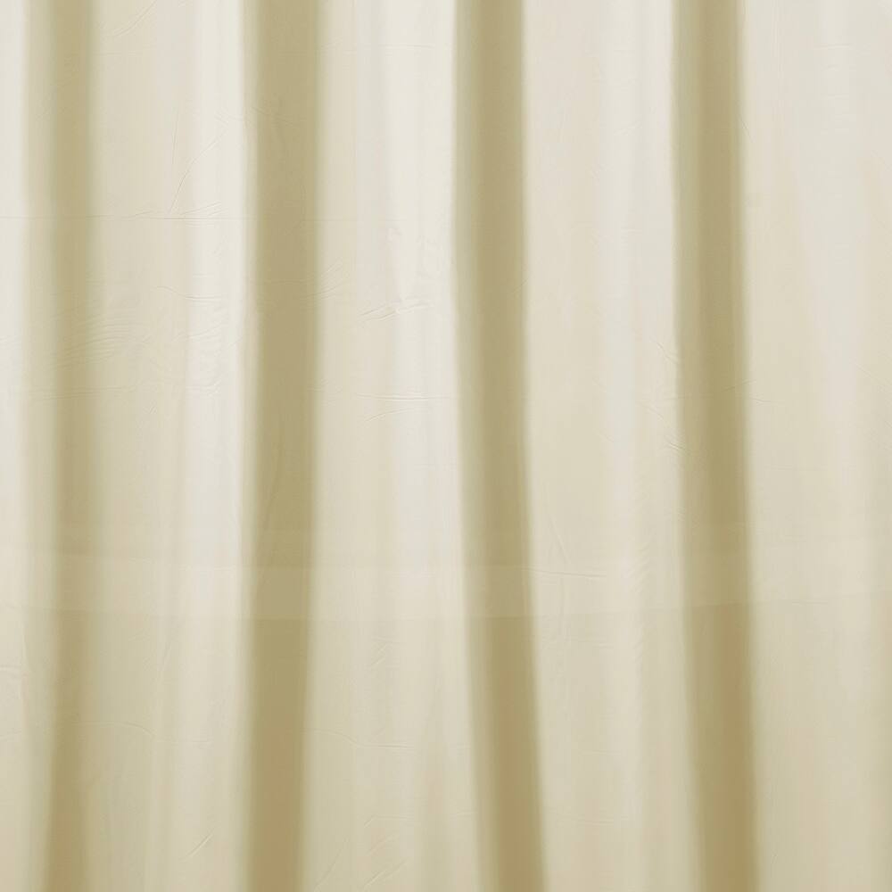 Left. RT Designers Collection - RT Designers Collection Home 3 Gauge Peva Stylish Shower Curtain Liner 70" x 72" Beige - Beige.