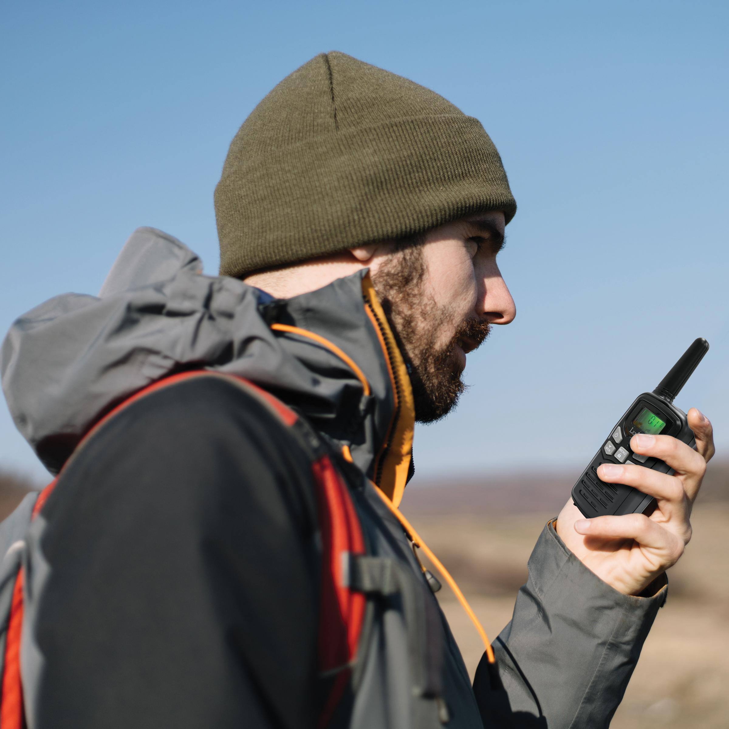 Alt View 3. Lexibook - Digital Walkie Talkies up to 5 Miles. 8 Channels - BLACK.