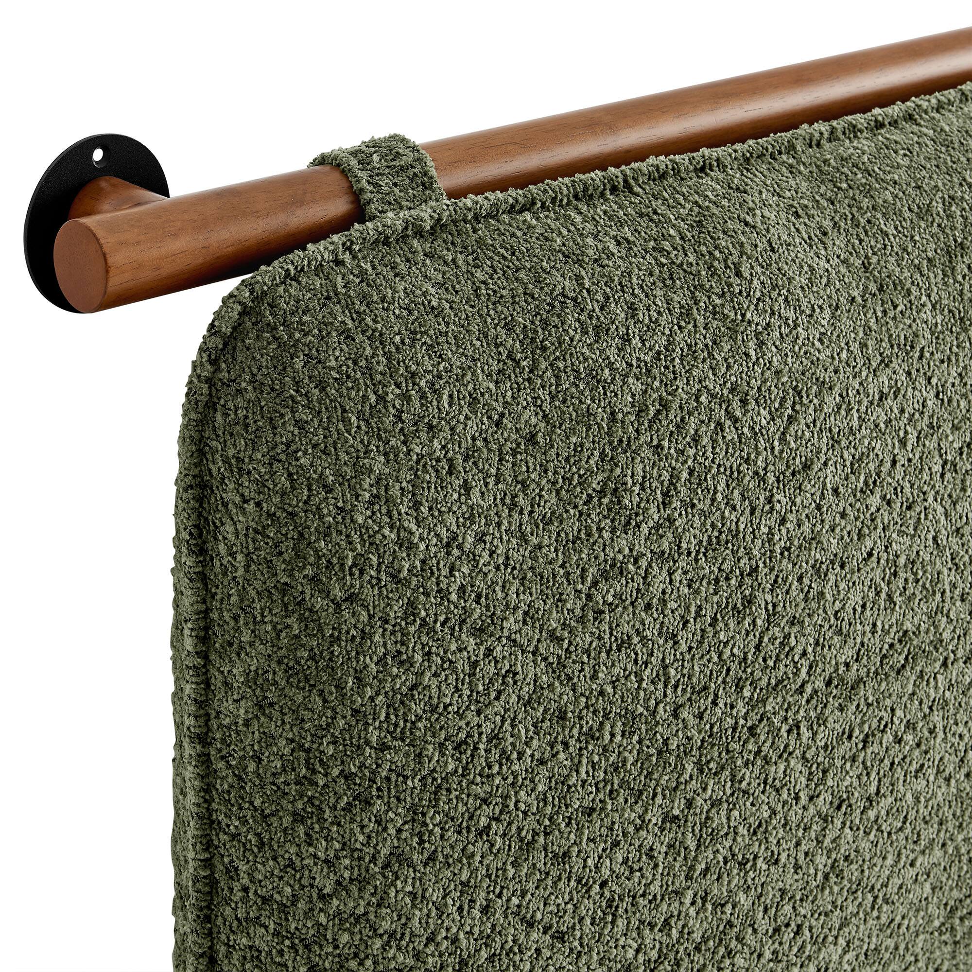 Alt View 1. Modway - Anela Wall-Mounted Chenille Upholstered Full Headboard by Modway - Brown.