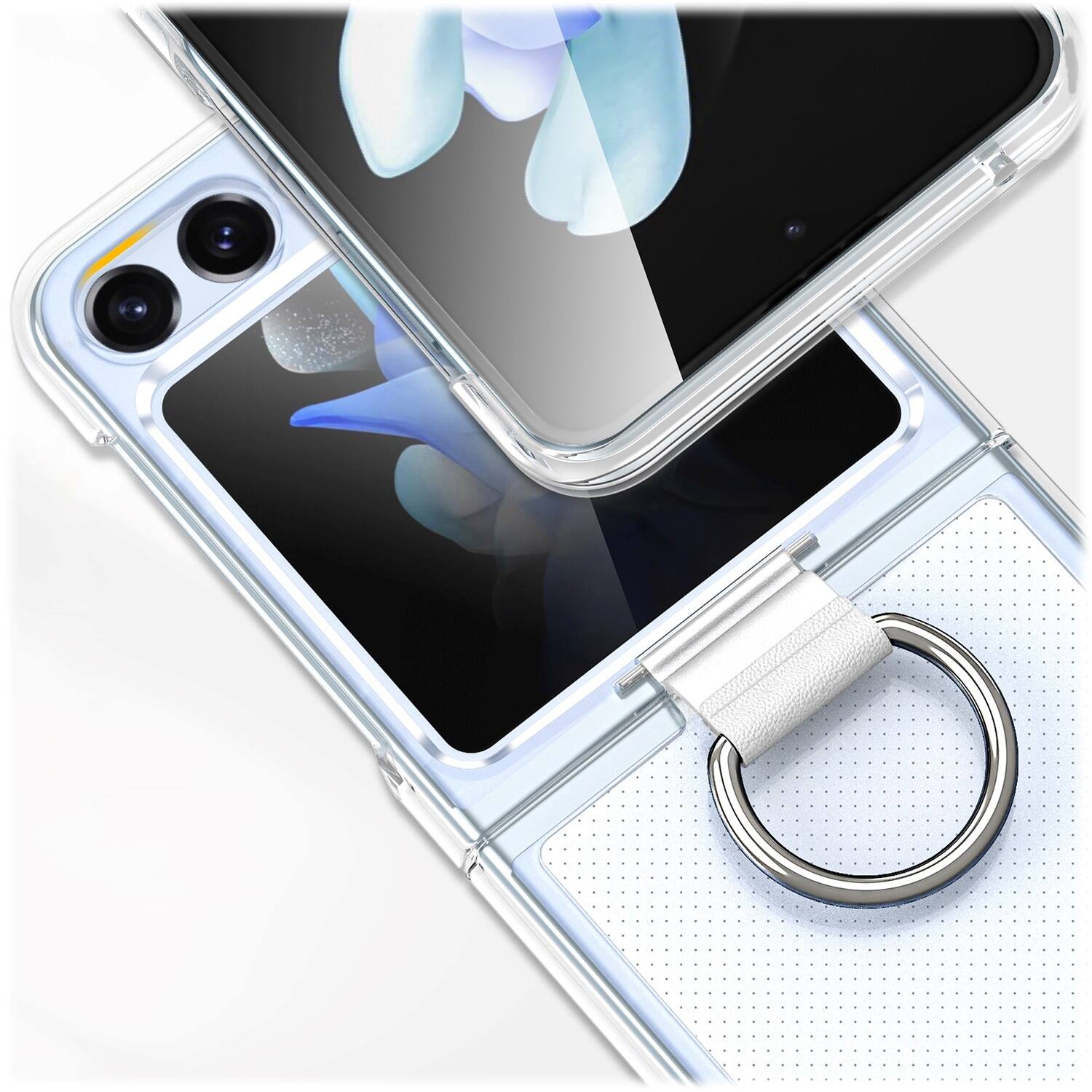 Alt View 16. SaharaCase - Venture Series Ring Case for Samsung Galaxy Z Flip6 - Clear.