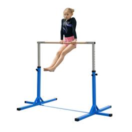 Soozier - Gymnastics Bar for Kids, Adjustable Height Gym Bar, Junior Training Kip Bar for Home, Built for kids 3+ Years