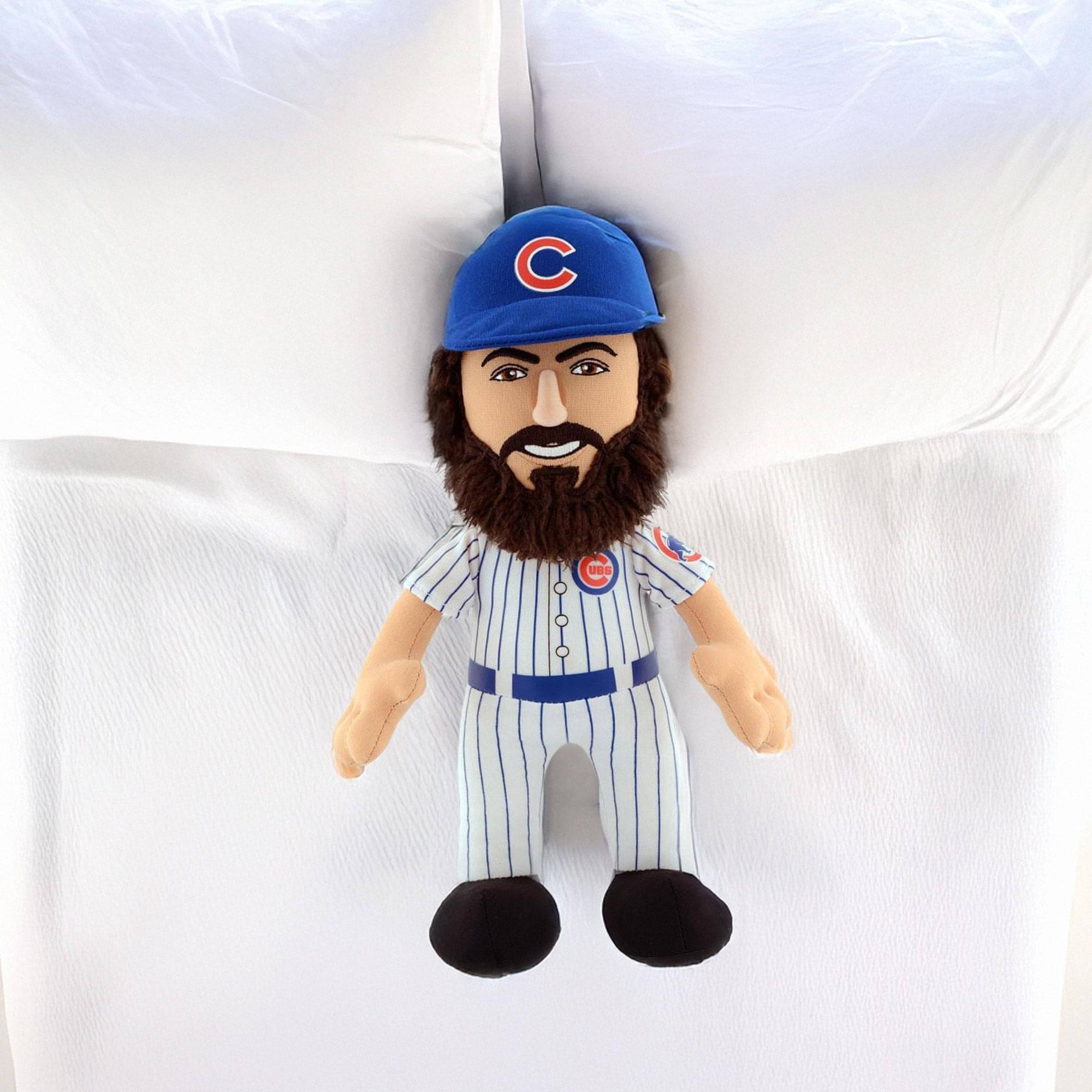 Alt View 1. MLB - MLB Chicago Cubs Jake Arrieta 10" Plush Figure (White) - White.