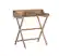 Angle. Linon Home Décor - Fauna Folding Desk - Rustic Brown.