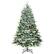 Alt View 18. Costway - 6.5Ft Pre-lit Snow Flocked Hinged Artificial Christmas Spruce Tree w/ 450 Lights - Green.