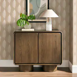Lumo 2-Door Accent Cabinet by Modway - Walnut