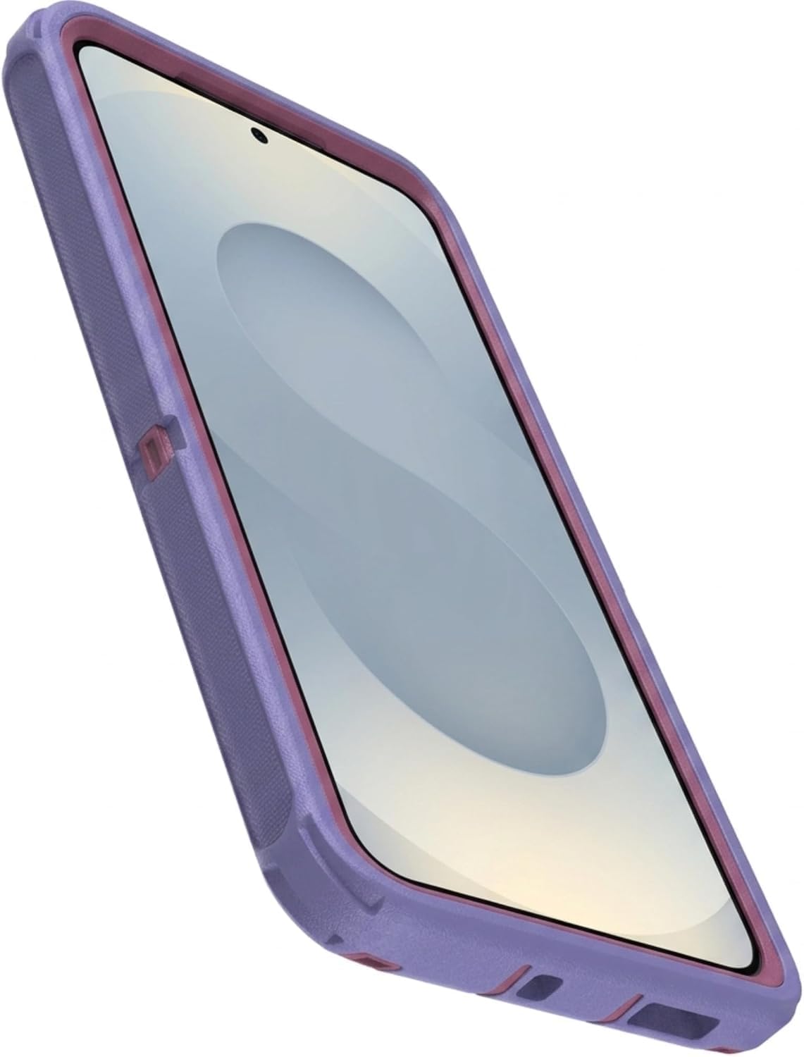 Alt View 1. OtterBox - OtterBox Galaxy S25+ & Galaxy S24+ (Only) - Defender Series Case - Holster Clip Included - Rugged & Durable - Violet Current (Purple & Pink).