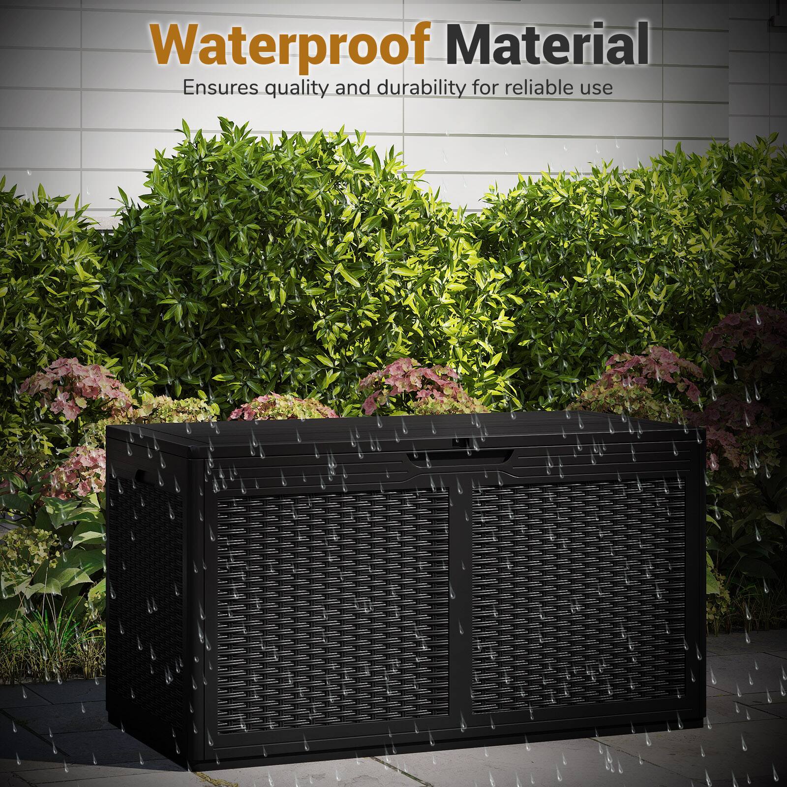 Waterproof Material  
Ensures quality and durability for reliable use