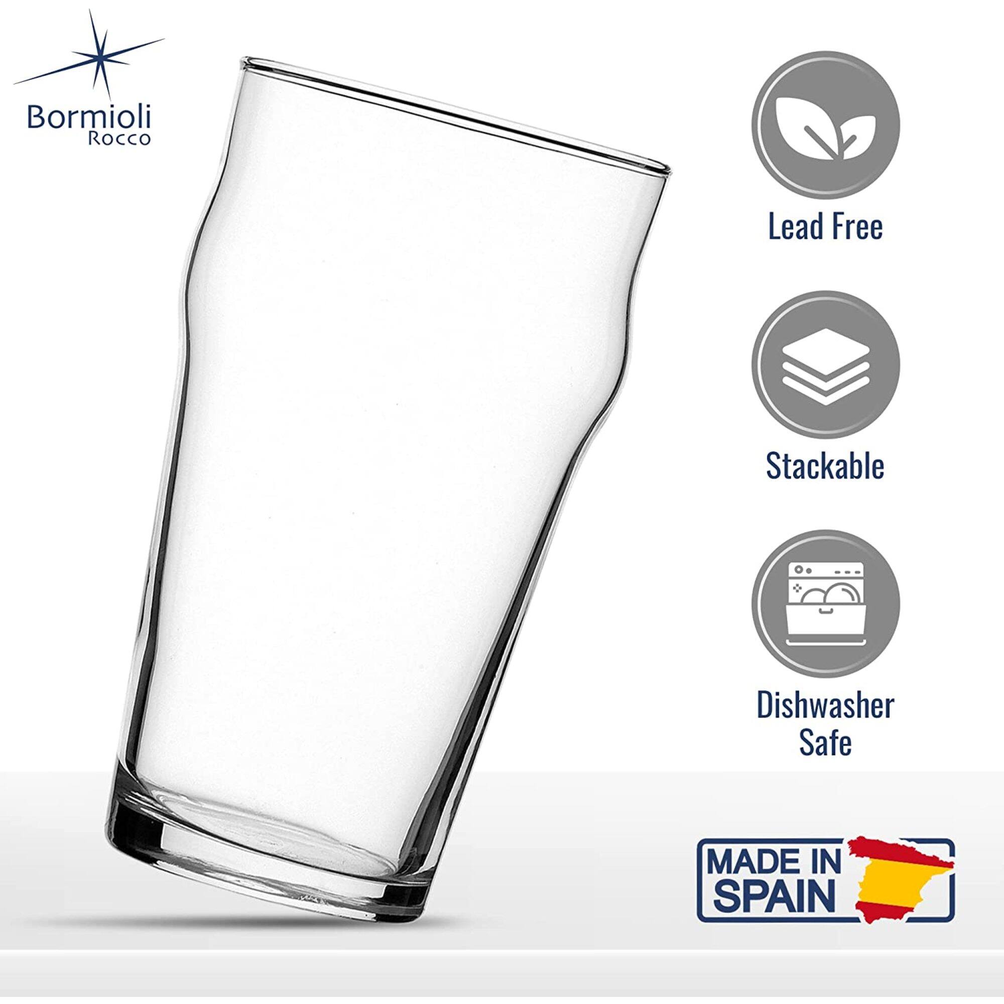 Bormioli Rocco Lead Free Stackable Dishwasher Safe MADE IN SPAIN