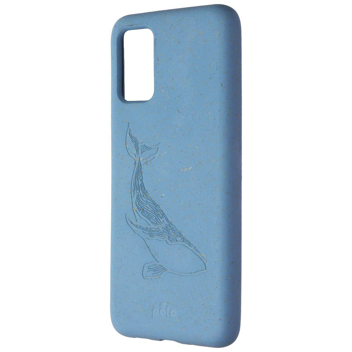 Front. Pela - Pela Case for Samsung Galaxy (S20+) - Whale / Tidal - Blue.