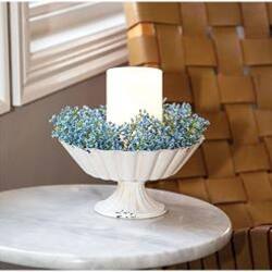 Angle. BreeBe - Cream Urn 4" - Cream.