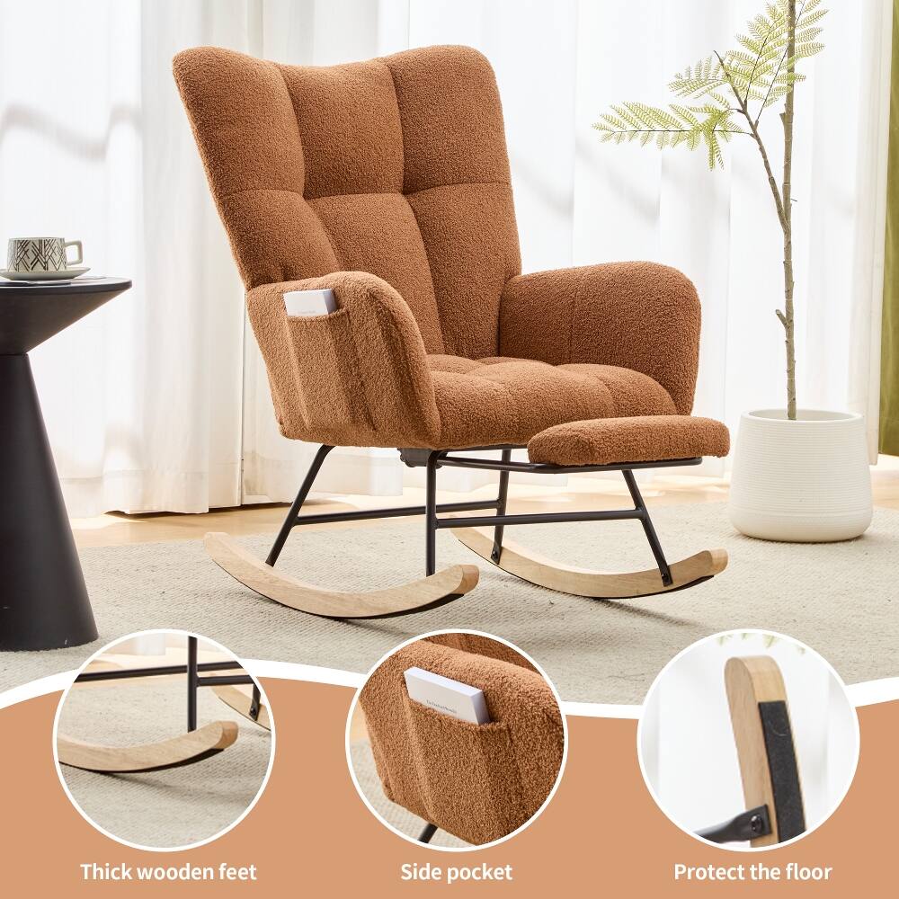 Thick wooden feet  
Side pocket  
Protect the floor