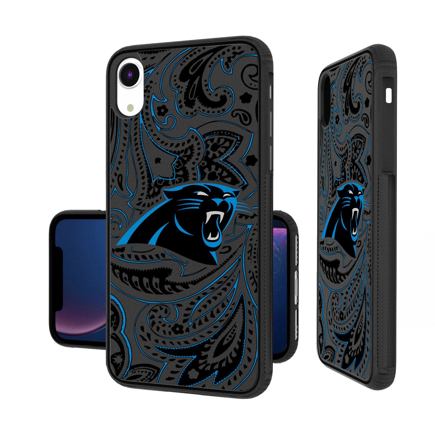 Keyscaper - NFL - Carolina Panthers iPhone Paisley Design Bump Case - 15 Pro Max - Multicolor price history on PriceWatchPro