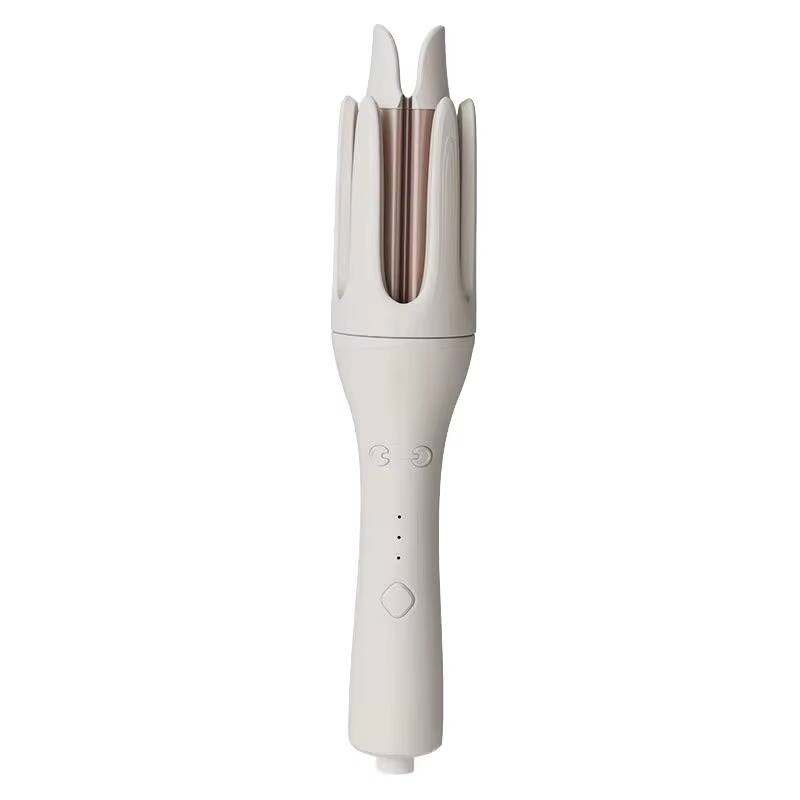 Front. Cluzine - 32mm Automatic Curling Iron, Negative Ions, Fast Heating, Anti-Tangle for Large Wave Hair Styling.