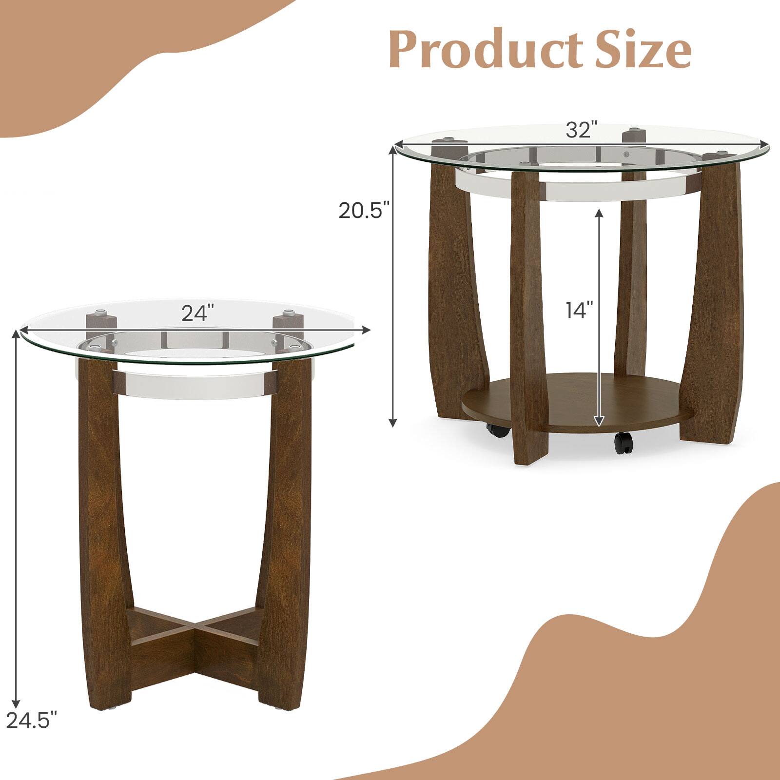 Product Size: 32" x 20.5" x 24" x 14" x 24.5"