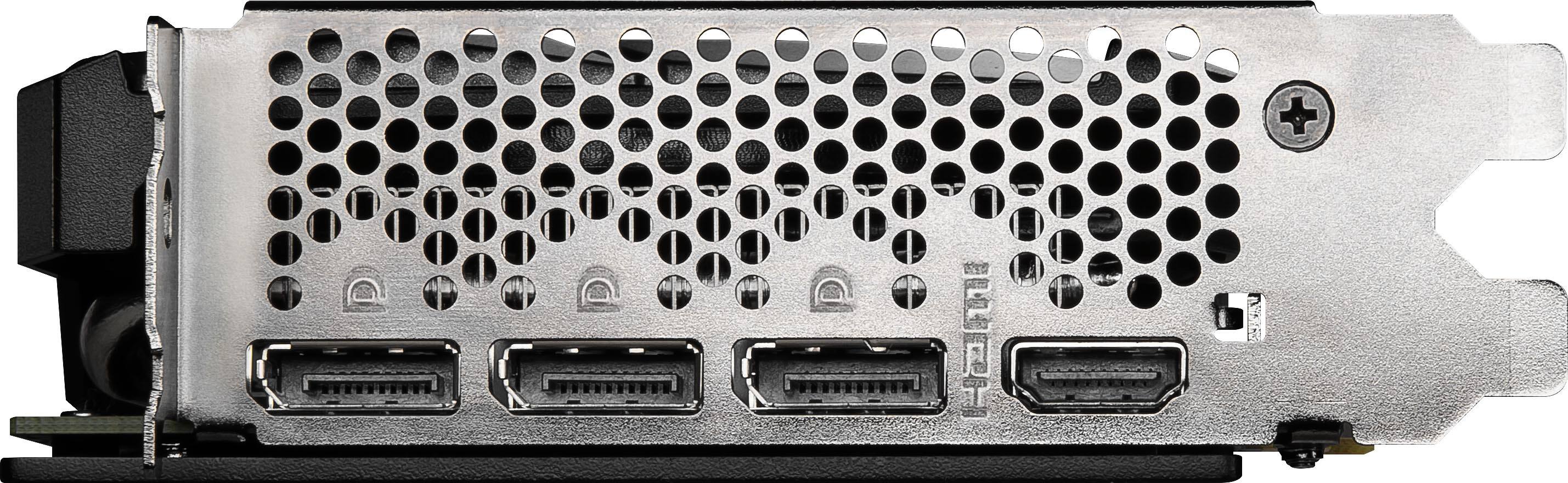 Alt View 5. MSI - NVIDIA GeForce RTX 3060 VENTUS 2X 12G OCV1 12GB GDDR6 PCI Express Gen 4 Graphics Card - Black.