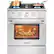 Front. Empava - 30 in. 4.2 cu. ft. Pro-Style Slide-In Single Oven Gas Range with 4 Sealed Ultra High-Low Burners - Stainless steel.