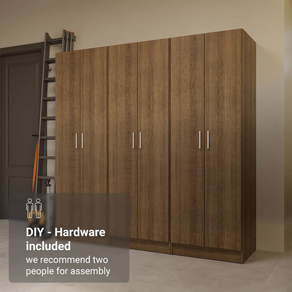 DIY - Hardware included  
we recommend two people for assembly