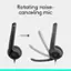 Rotating noise-canceling mic Logitech