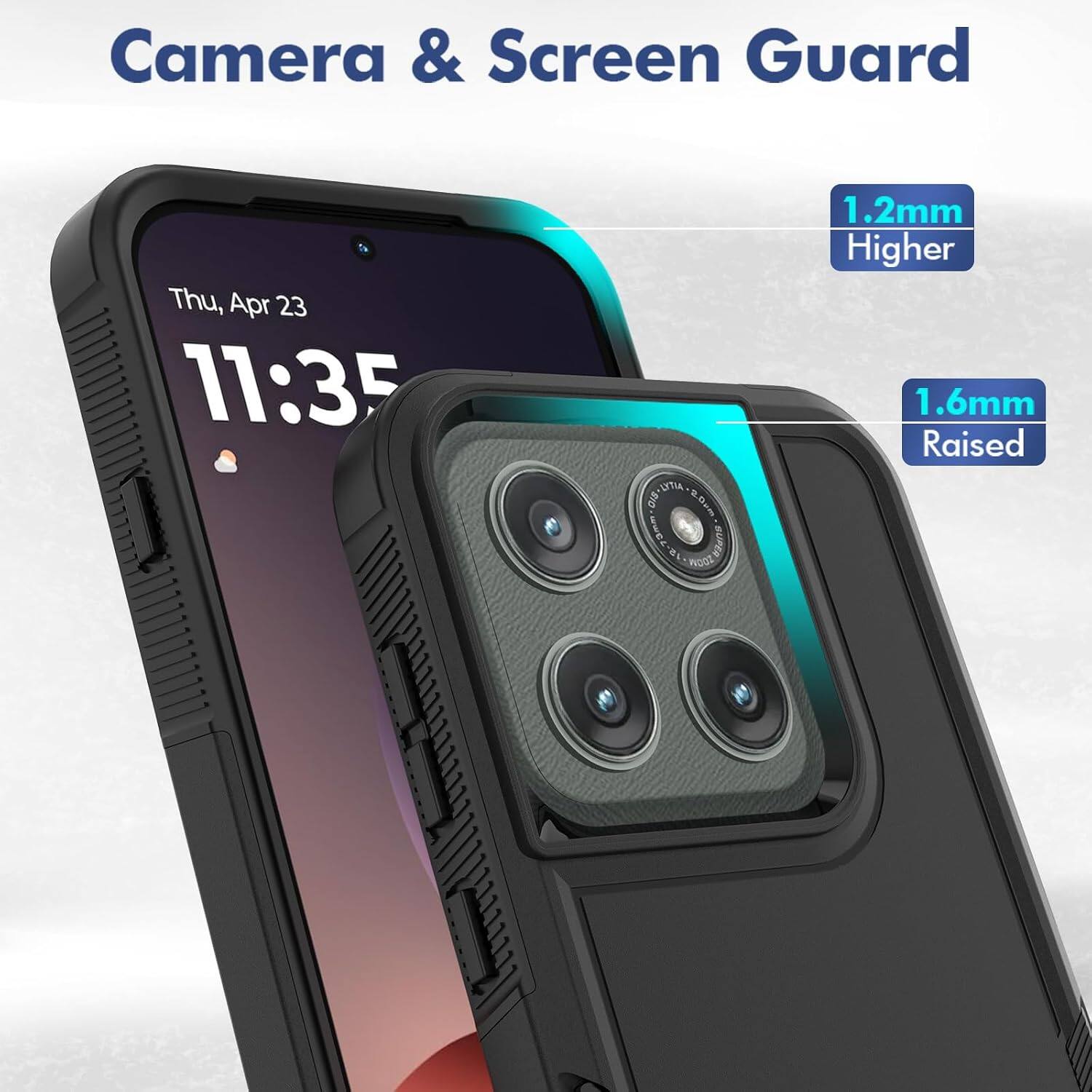 Camera & Screen Guard  
Thu, Apr 23 11:35  
LYTIA OIS-UrT QVE 9.0p  
os Mra Poahing  
1.2mm Higher  
1.6mm Raised