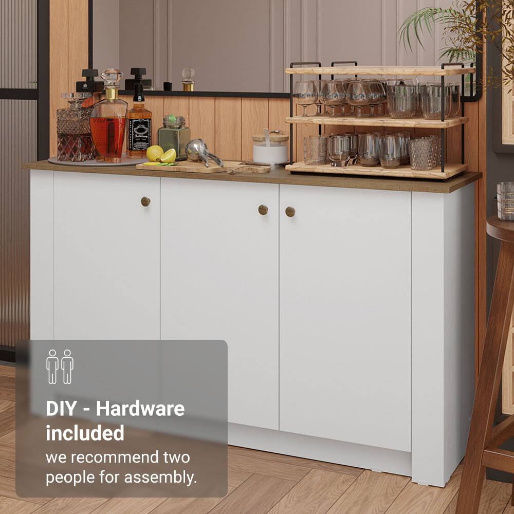 DIY - Hardware included  
we recommend two people for assembly.