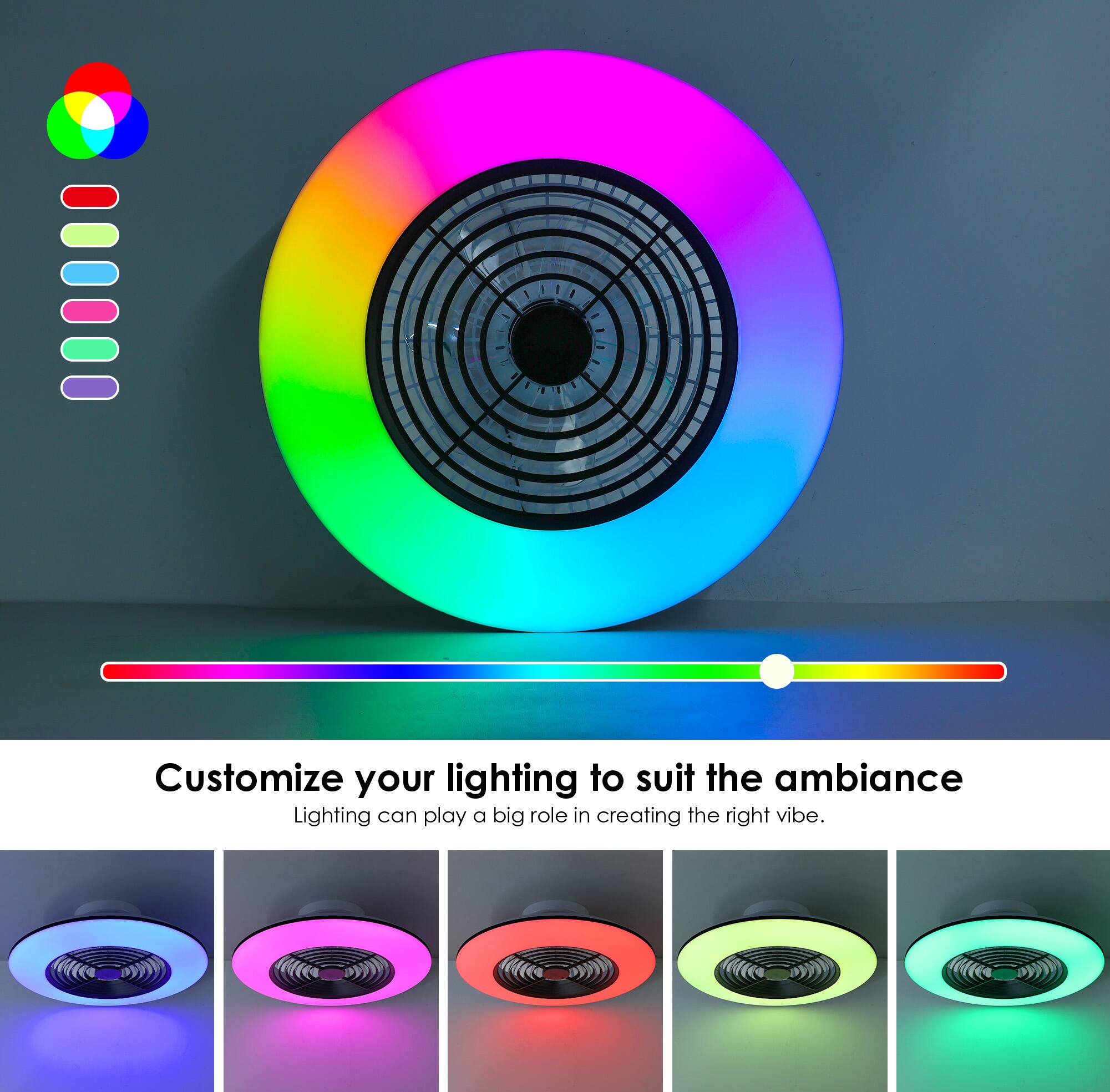 Customize your lighting to suit the ambiance  
Lighting can play a big role in creating the right vibe.