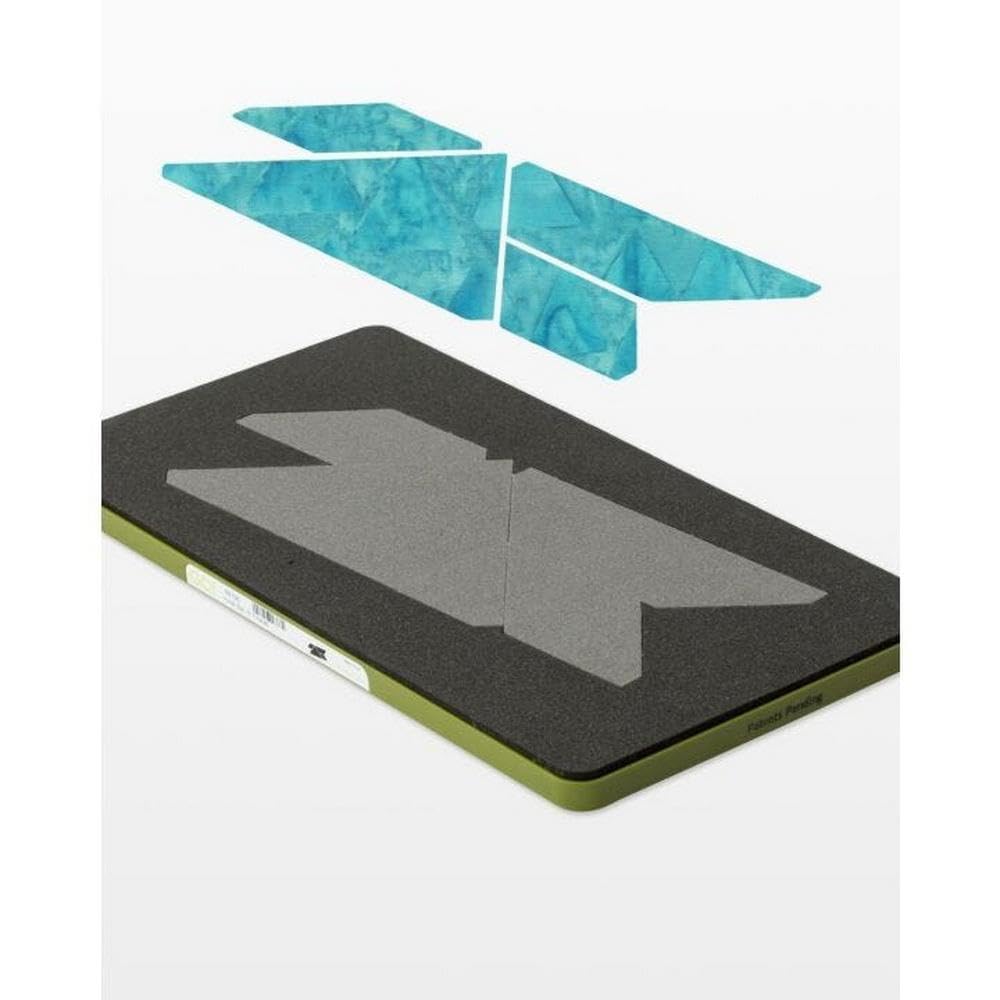 Alt View 3. AccuQuilt - GO! Hunter Star-6" Finished (Makes 12" Finished Blocks) Block on Board Fabric Cutting Die. - Brown.