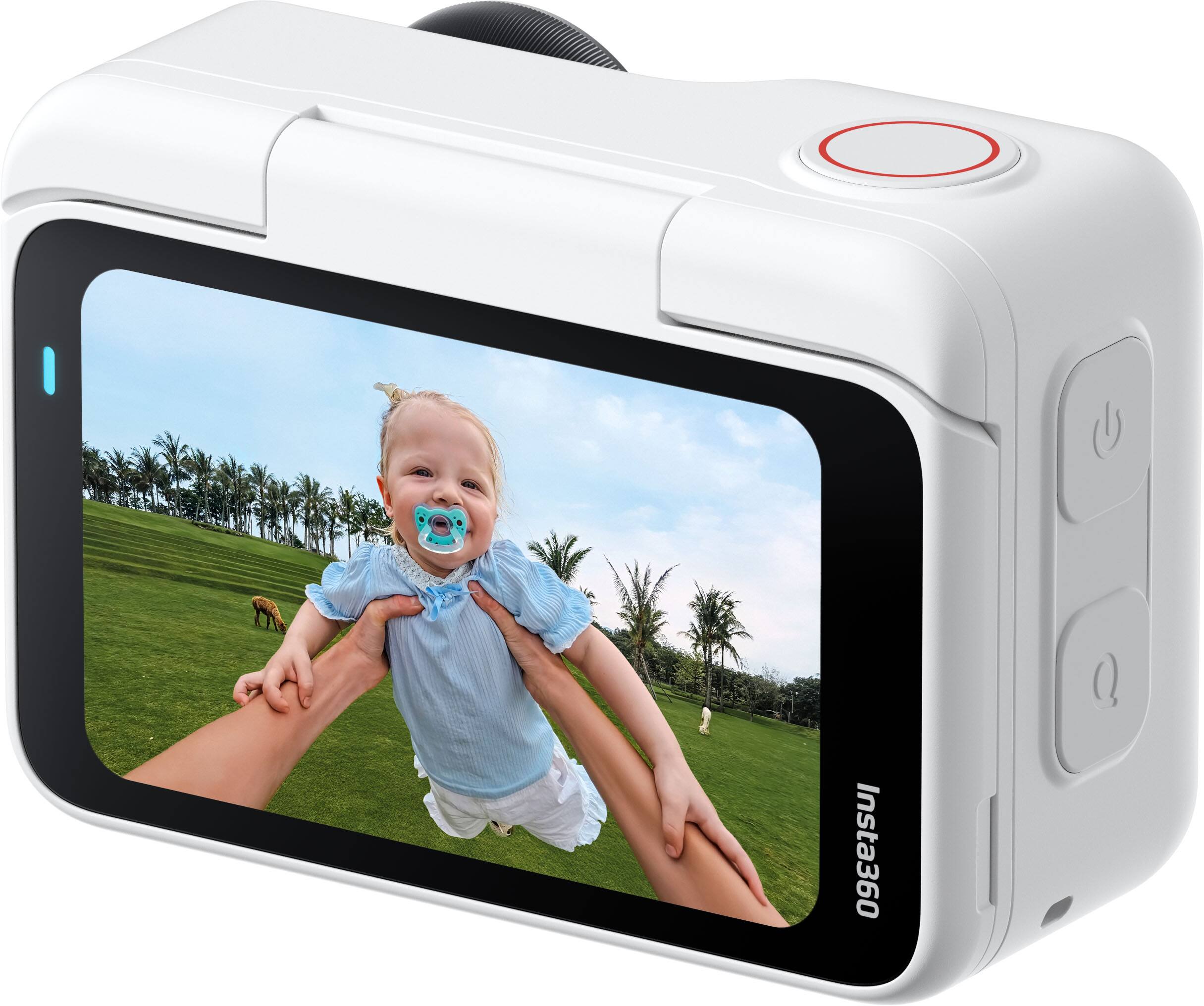 Left. Insta360 - GO Ultra Action Camera Creator Bundle - White.