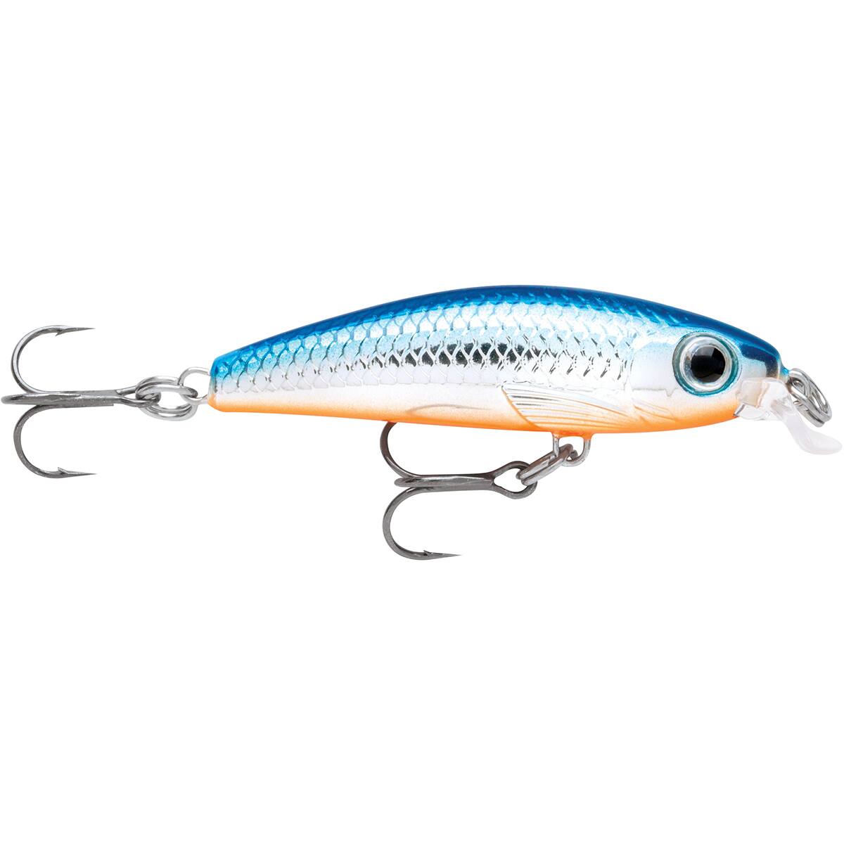 Front. Rapala - Rapala Ultra Light Minnow 06 Fishing Lure - Silver Blue - Silver Blue.