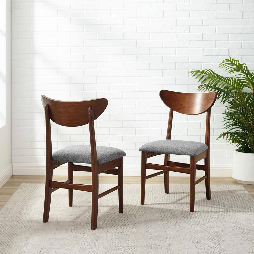 Alt View 1. Crosley Furniture - Landon 2-Piece Wood Dining Chairs W/Upholstered Seat - Red.