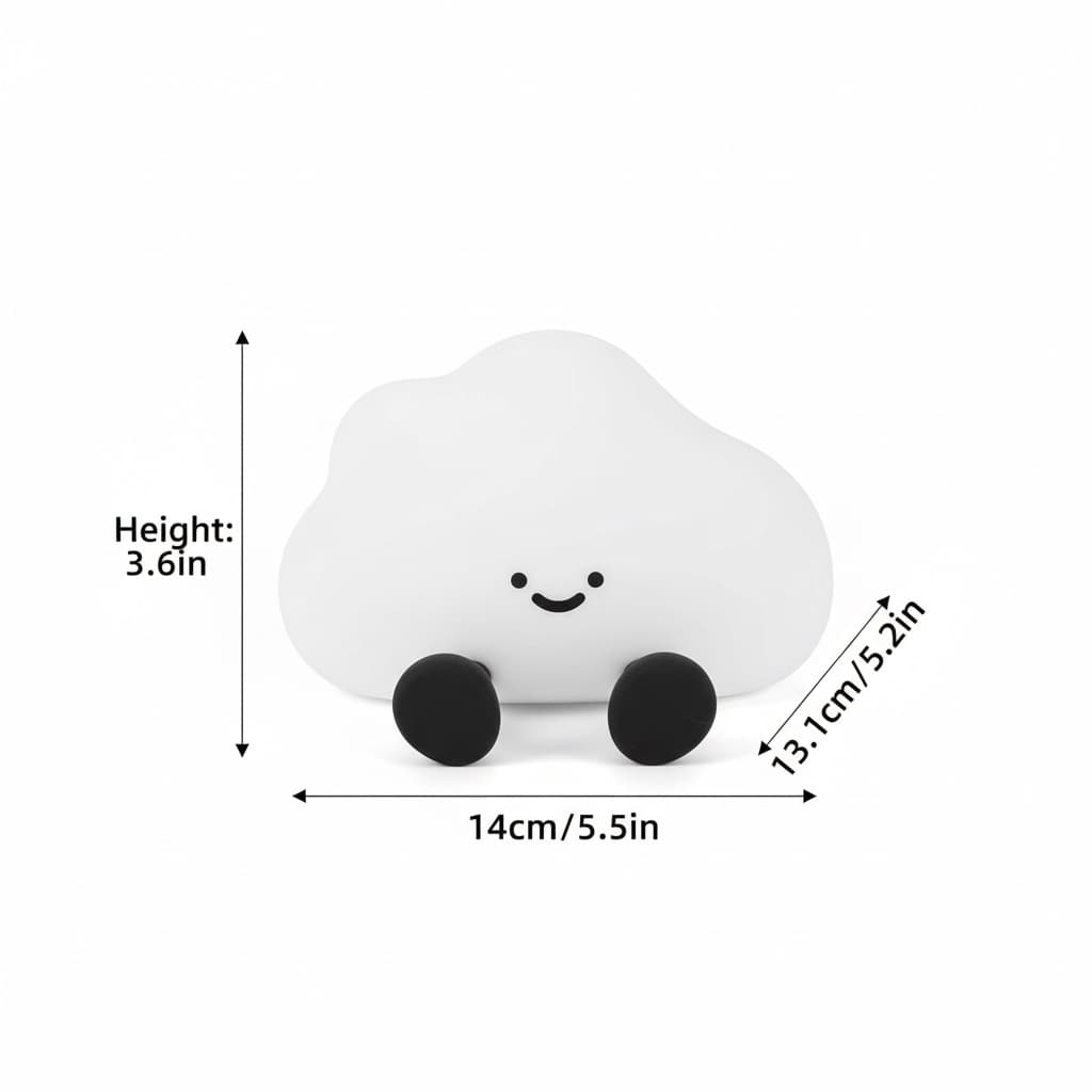 Height: 3.6in 13.1cm/5.2in 14cm/5.5in