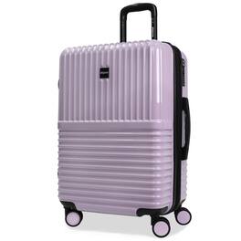 World Traveler - Dejuno Tonal 24-Inch Polycarbonate Spinner Luggage - Lavender