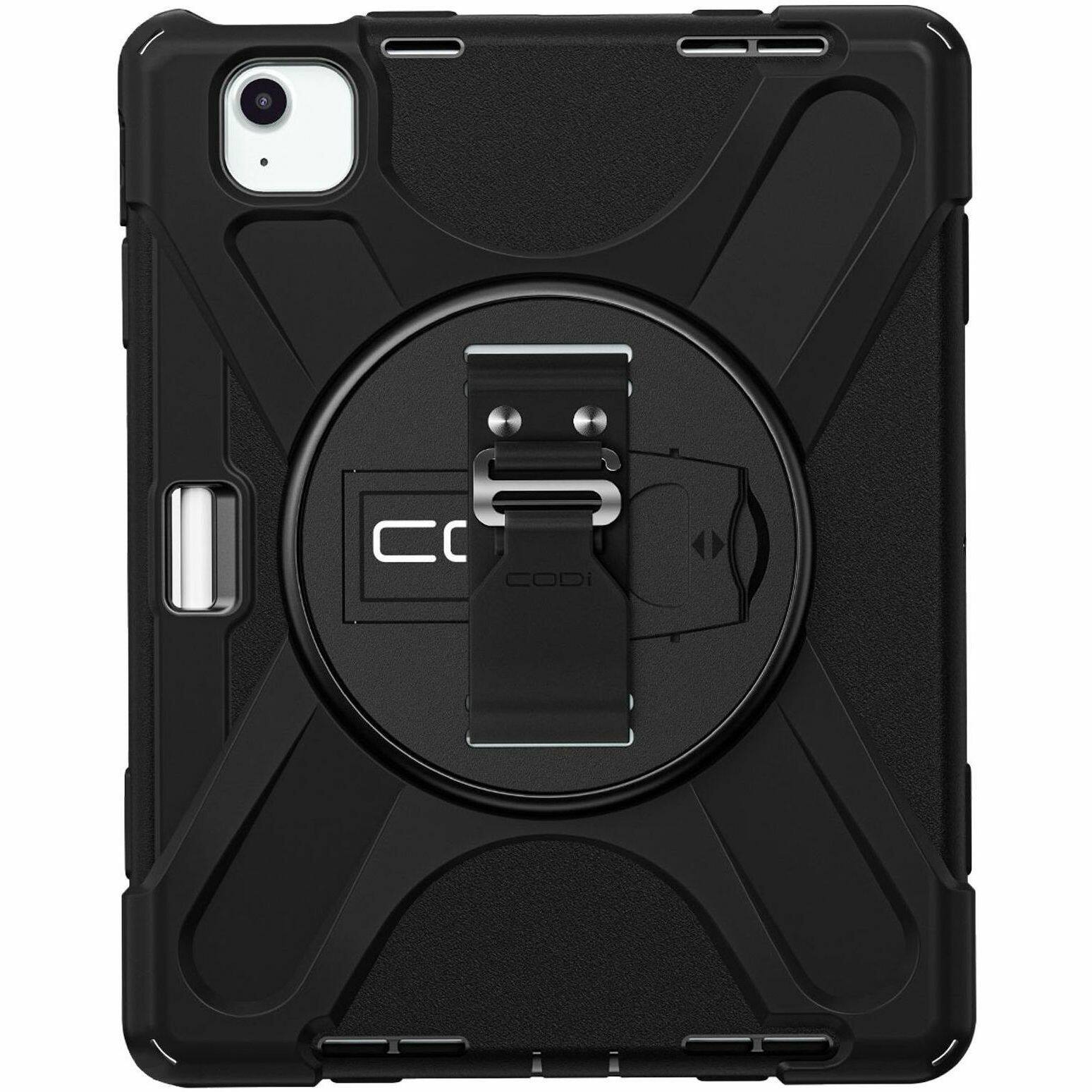 Alt View 4. CODi - CODi Rugged Case for iPad Air 11" (M2, M3), iPad Pro 11" (4th, 3rd, 2nd, 1st Gen), iPad Air 10.9" (5th, 4th Gen) - Drop - Black.
