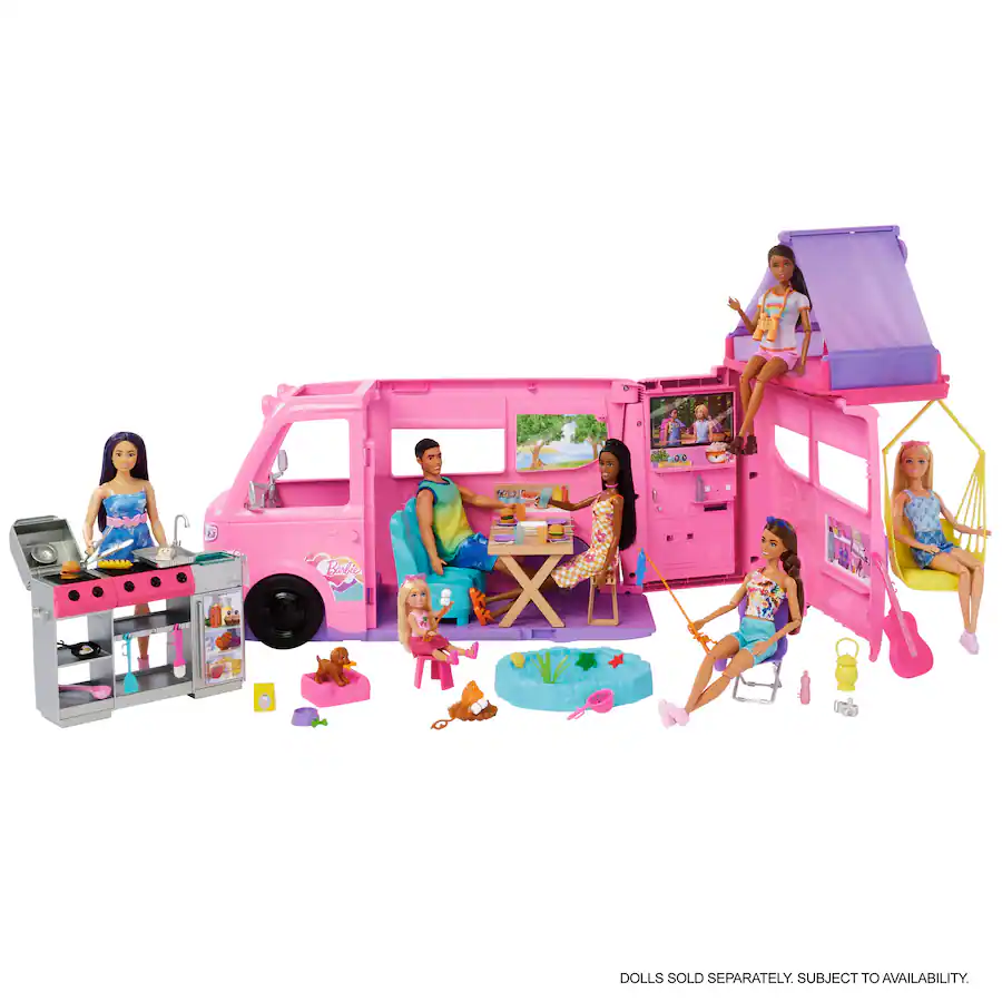 Barbie Dream Camper Vehicle Playset HRJ78 - Best Buy