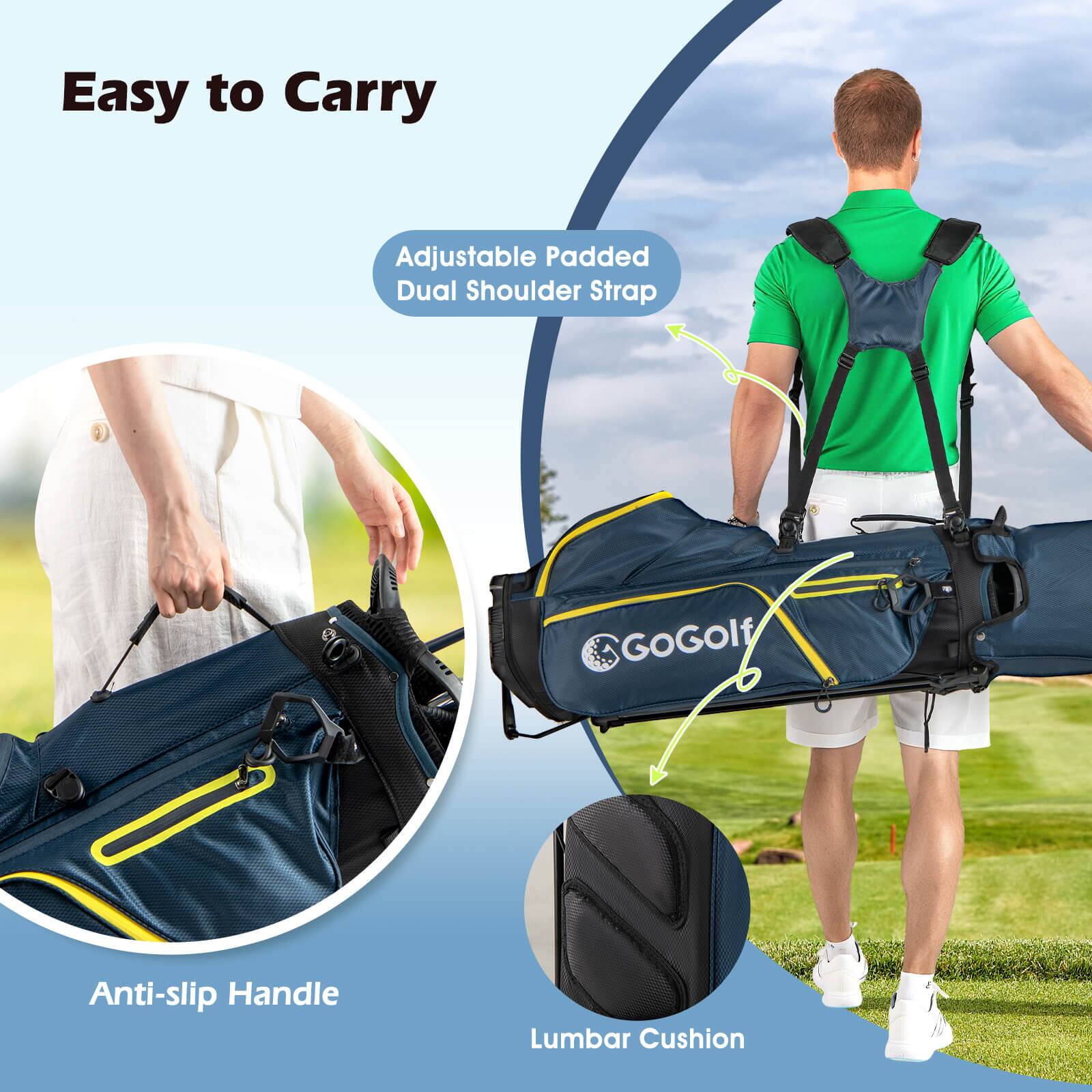 Easy to Carry

Adjustable Padded Dual Shoulder Strap

Anti-slip Handle

Lumbar Cushion