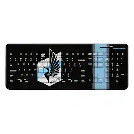 Keyscaper - Minnesota United FC Team Stripe Wireless Keyboard - Multicolor