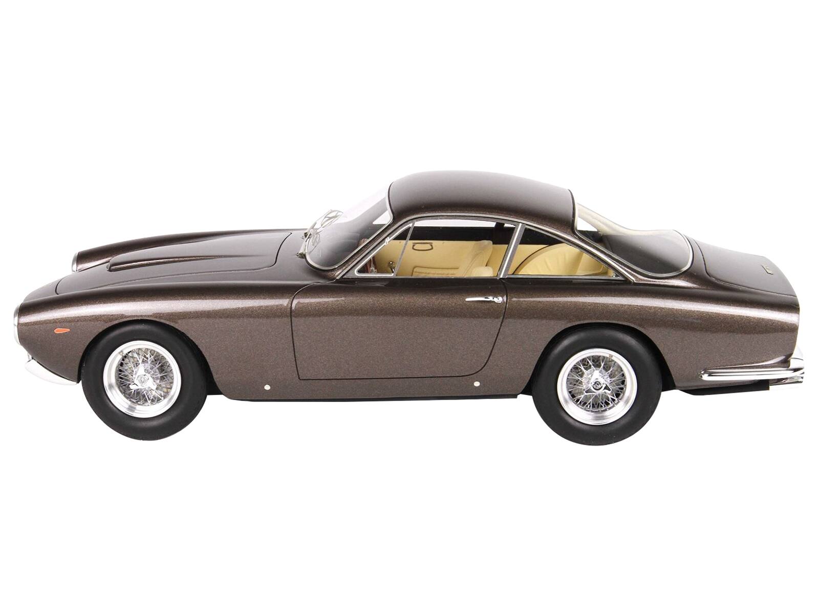 Alt View 4. BBR - Ferrari 250 GT Lusso Brown Metallic "S/N 4891 GT Steve McQueen" With Display Case Limited Ed 1/18 Model Car by BBR.