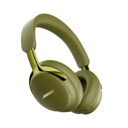 Front. Bose - Bose QuietComfort Ultra Headphones (2nd Gen) Wireless Noise Cancelling Over-Ear Headphones with Immersive Audio - Olive Green.