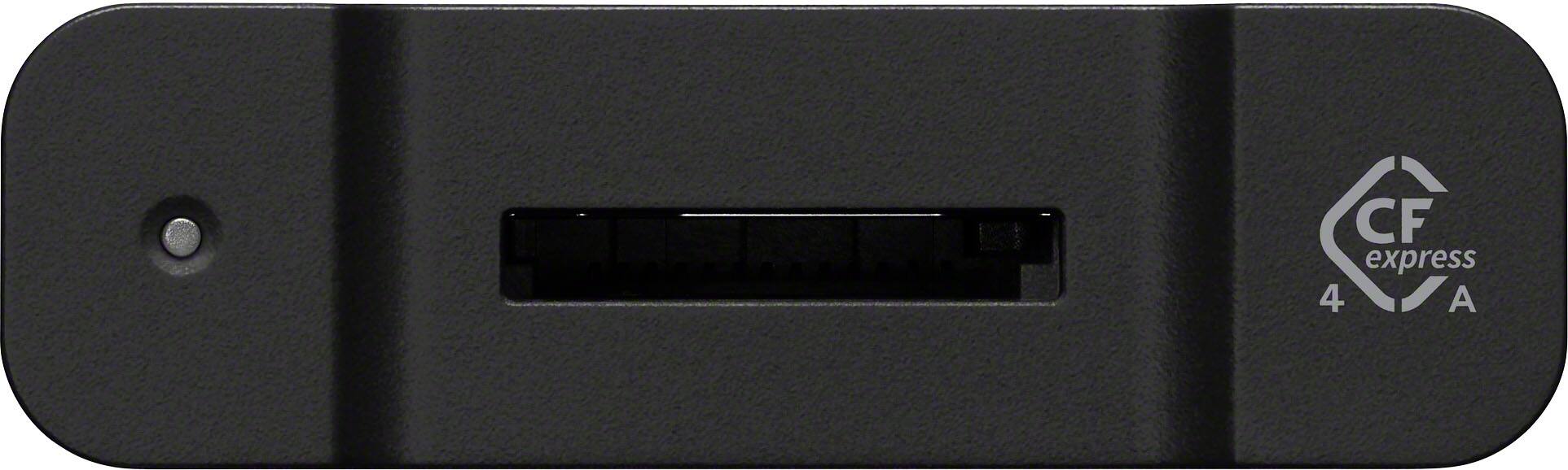 Angle. Sony - CFexpress Type A Card Reader MRW-G3 - Black.