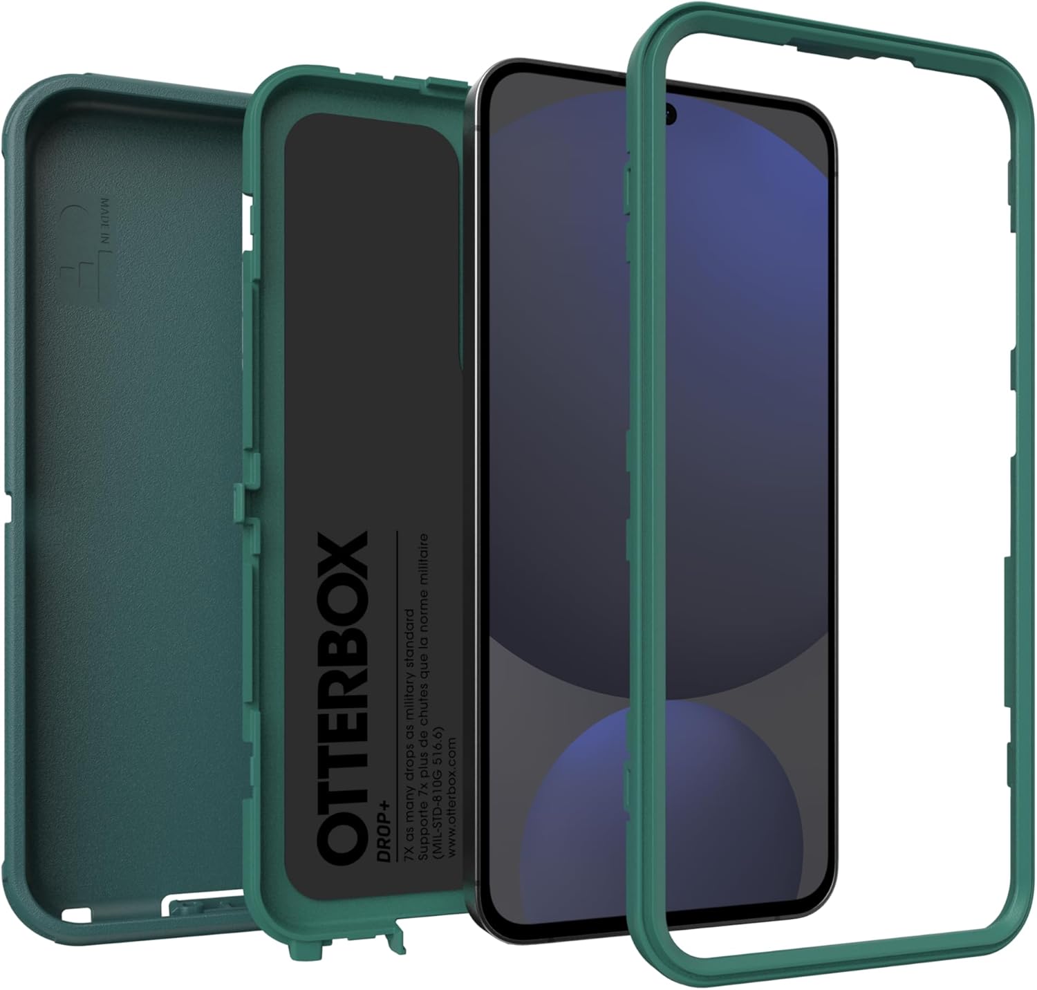 MADE IN OTTERBOX DROP+  
militaire norme standard D que as militaire standard military as chufes de drops plus 516.6) 7x 7X many as Supporte (MIL-STD-810G  
www.otterbox.com