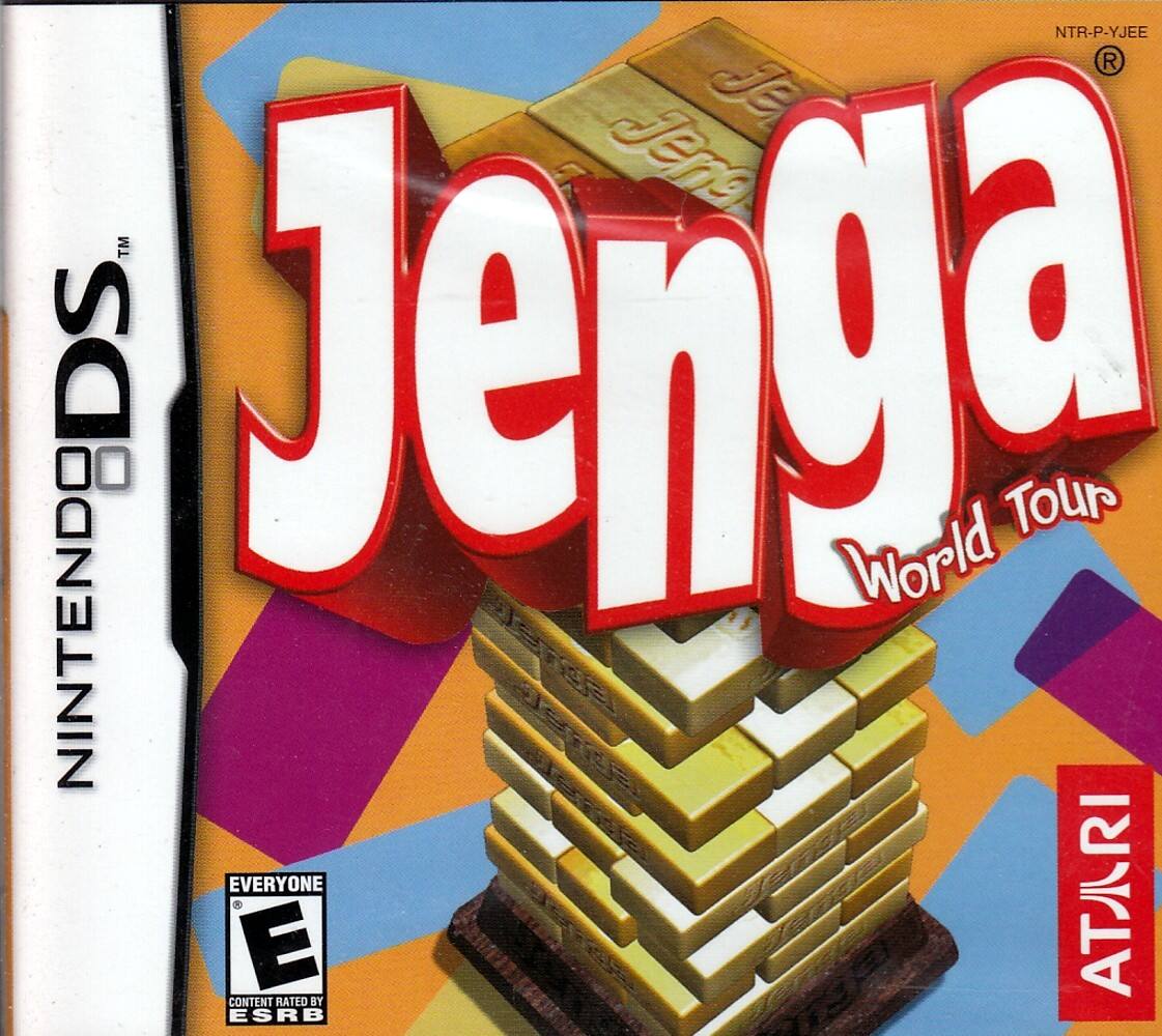 NINTENDO DS  
Jenga World Tour  
ATARI  
NTR-P-YJEE  
EVERYONE  
E  
CONTENT RATED BY ESRB